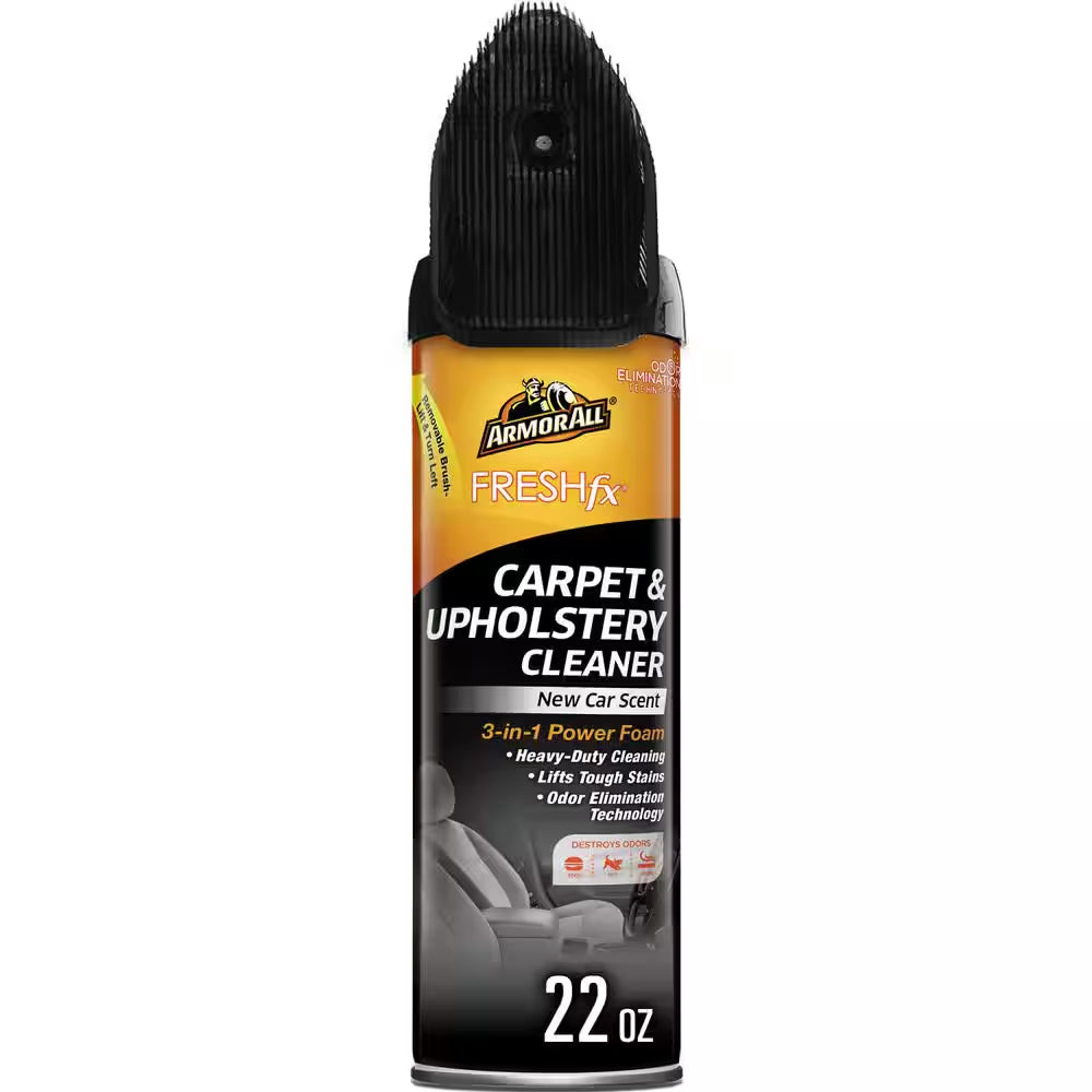 Fresh Fx 22 Oz. Power Foam Carpet and Upholstery Cleaner - New Car Scent