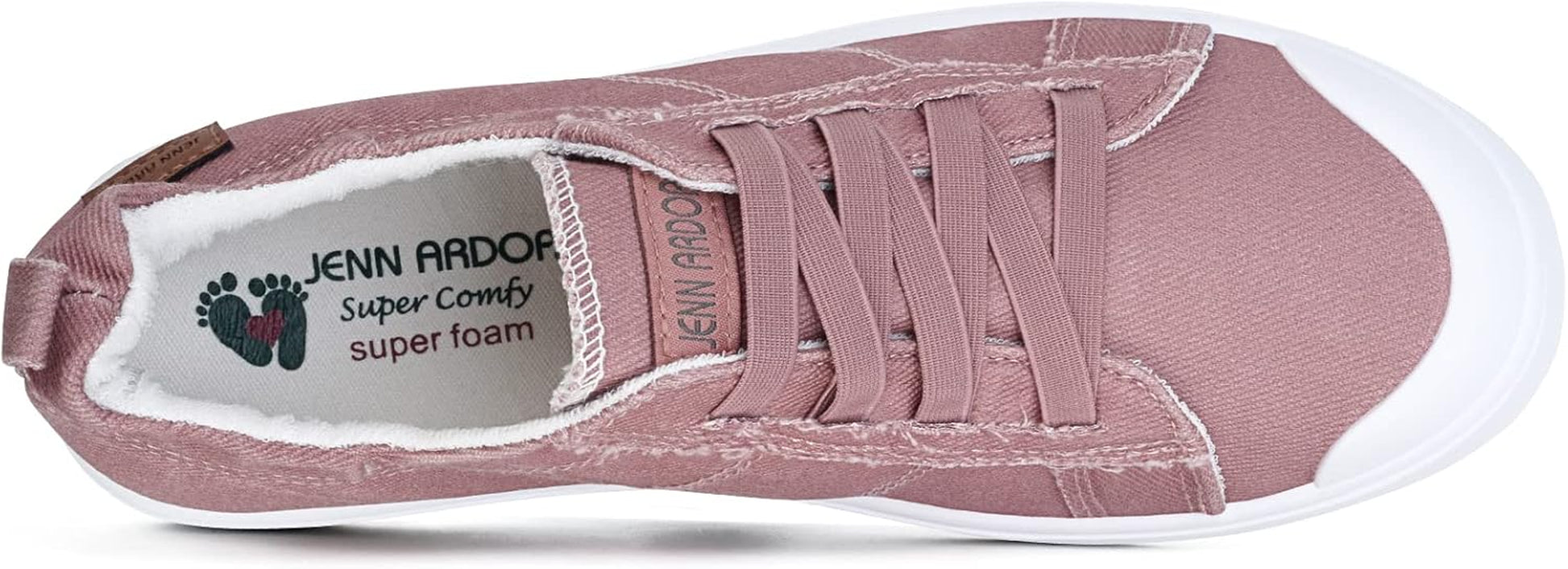 Womens Shoes Slip on Canvas Sneakers Fashion Comfortable Low-Top Casual Walking Shoes