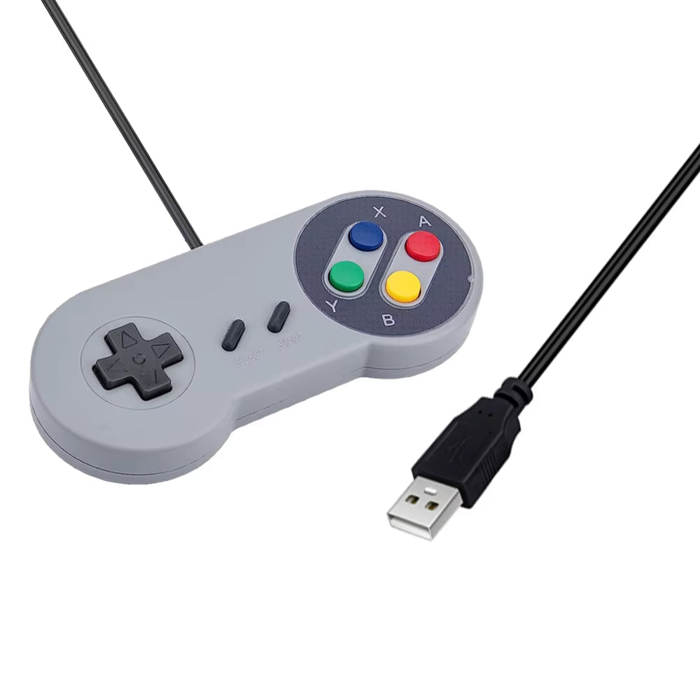 USB Controller Gaming Joystick Gamepad Controller for Vista/Mas OS Game Pad for Retropie System for Windows PC Control Gamepad