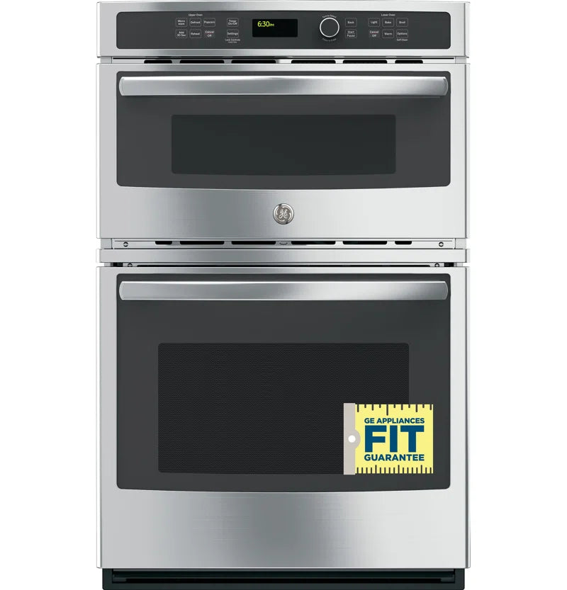 27" Self-Cleaning Electric Wall Oven with Built-In Microwave
