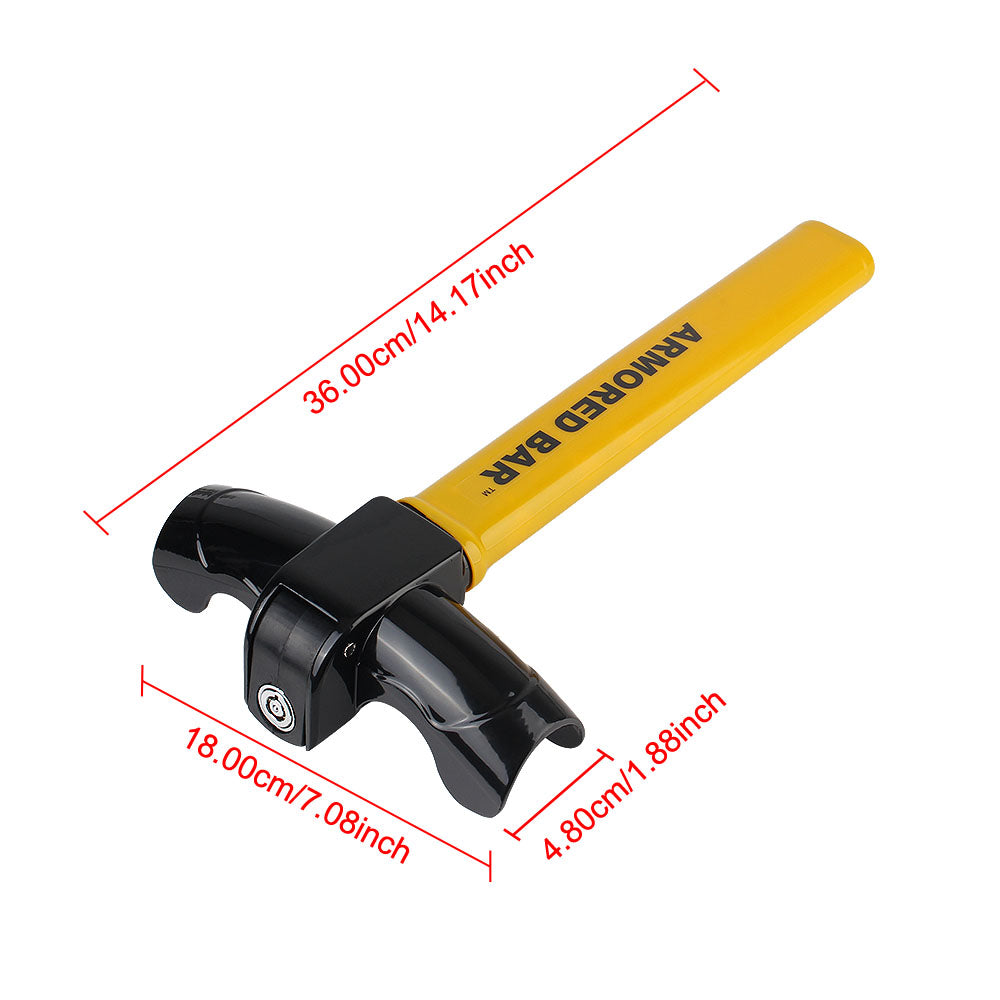 Car Accessories With Keys Security Car Locks Automobile Steering Lock Protection T-Locks Anti-Theft Car Steering Wheel Lock